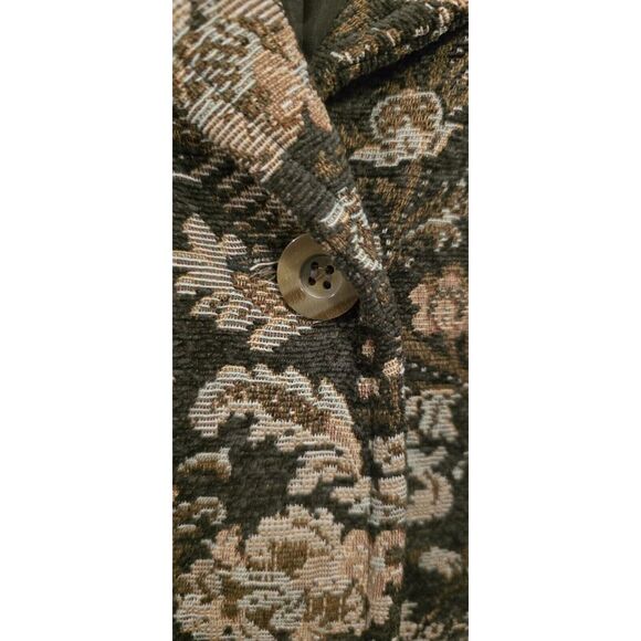 Moonlight Bay Green Blazer Size X Large Tweed Women's Blazer - Picture 3 of 16